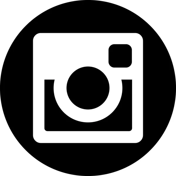 Ícone de instagram web original — Vetor de Stock