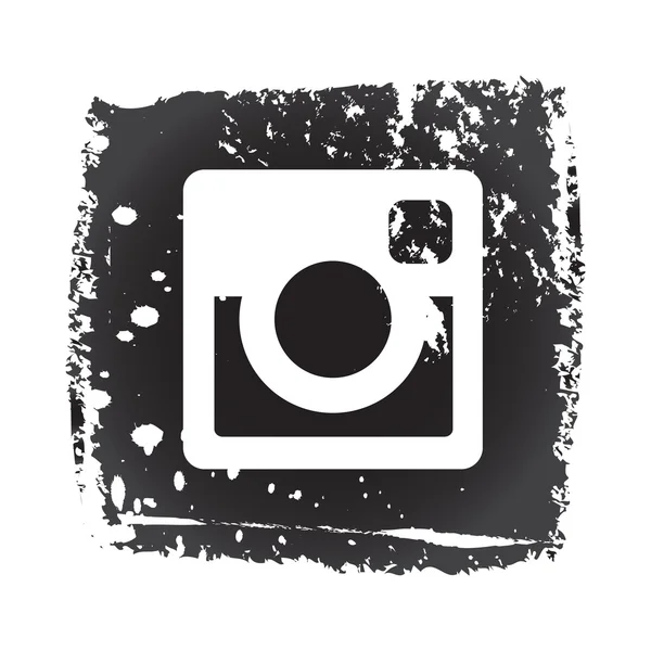 Icono de Instagram web antigua — Vector de stock