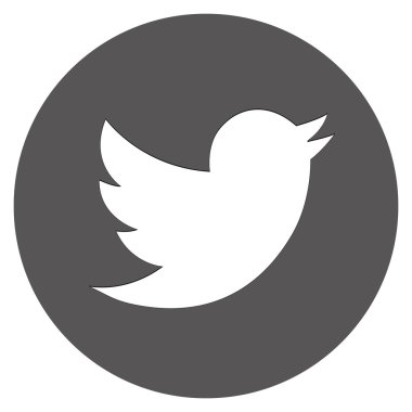 Modern Twitter kuş simgesi