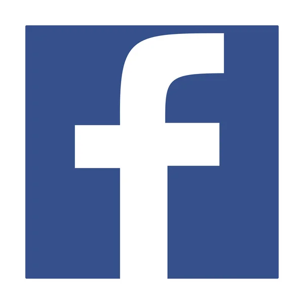 Nowy styl Facebook ikona — Wektor stockowy