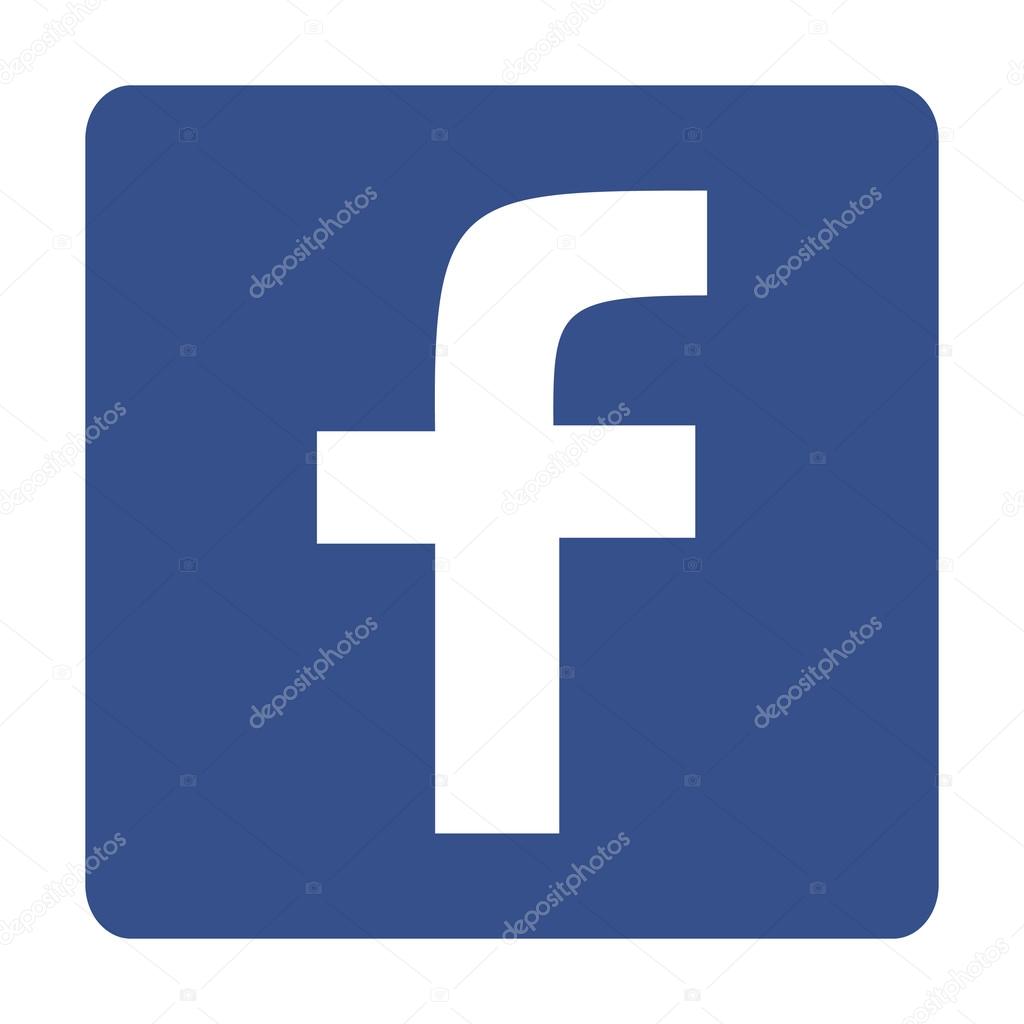 Prague, Czech Republic - July 11, 2015. Modern blue facebook web icon with original letter F