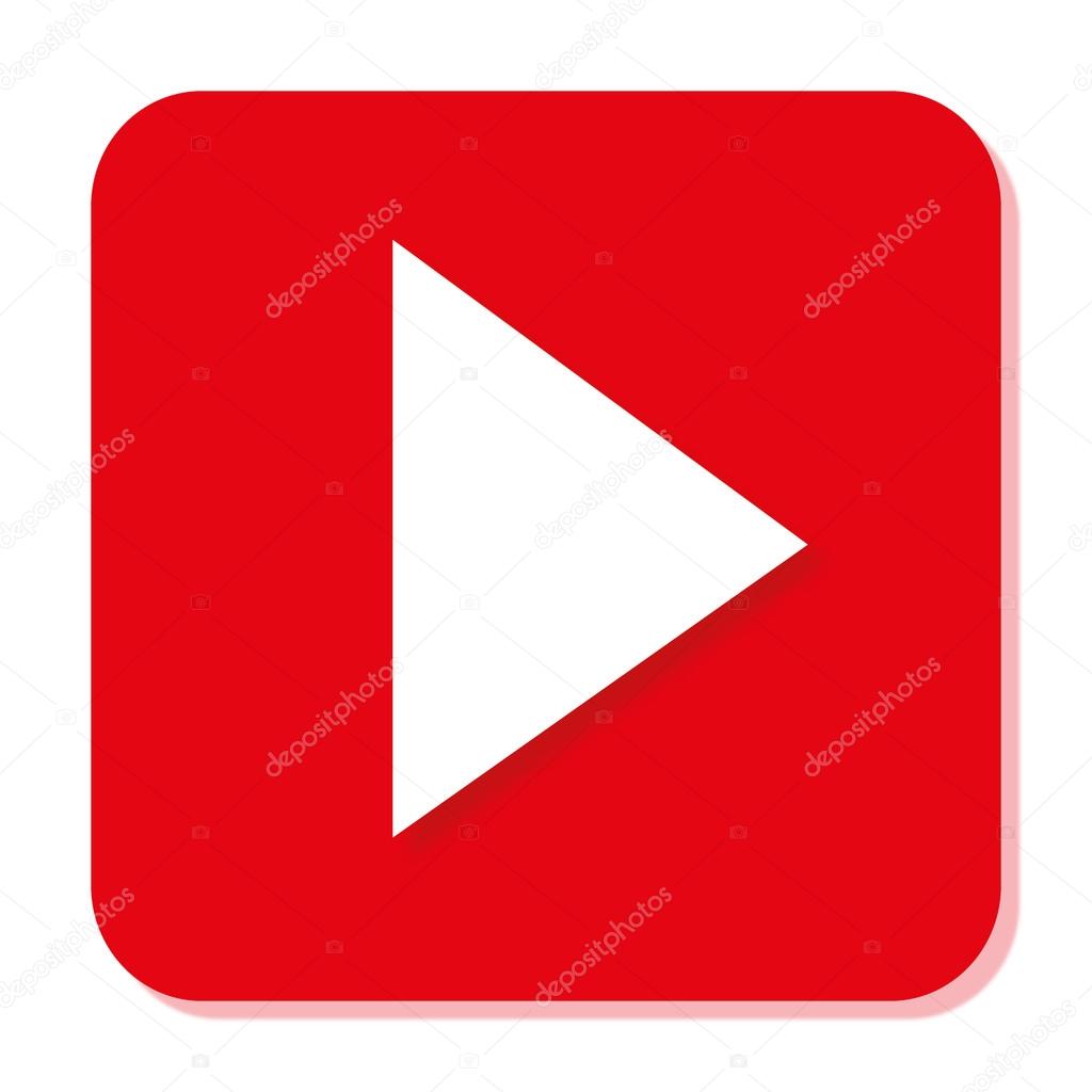 红Youtube 图标与光滑的模糊和阴影图库矢量图©bigxteq 88082398, image size:1024x1024