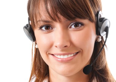Telefon operatörü kulaklığı, izole 