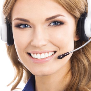 Telefon operatörü kulaklığı, izole 