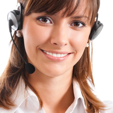 Telefon operatörü kulaklığı, izole 