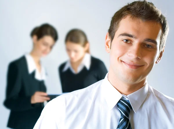 Young businesspeople at office — Stock Photo, Image
