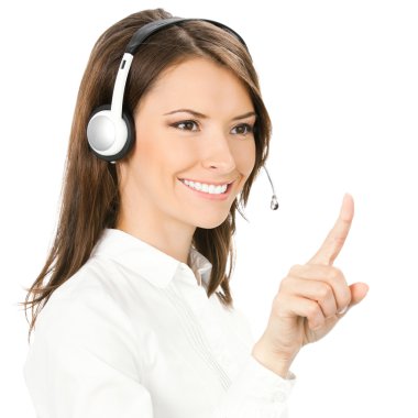 Beyaz bir şey işaret telefonu operatörü