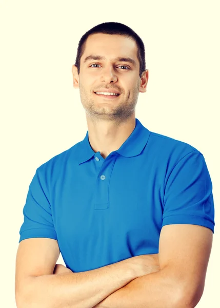 Retrato de jovem alegre — Fotografia de Stock