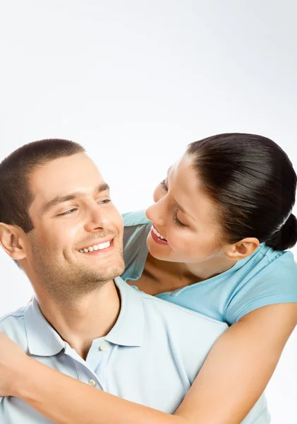 Portrait of lovely young couple — Stock Photo, Image