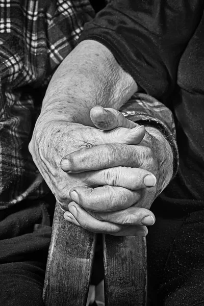 오래 된 손 — 스톡 사진