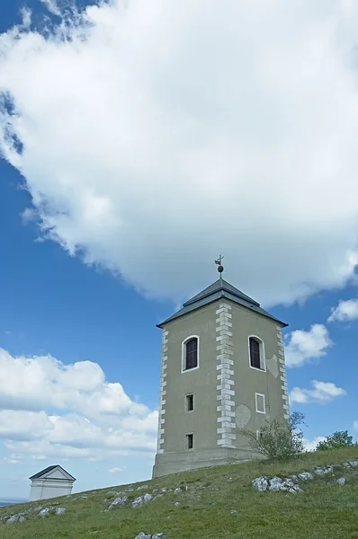 Святого пагорба в місті mikulov — стокове фото