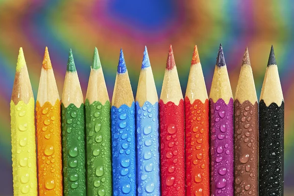 Crayons coloridos Imagem De Stock