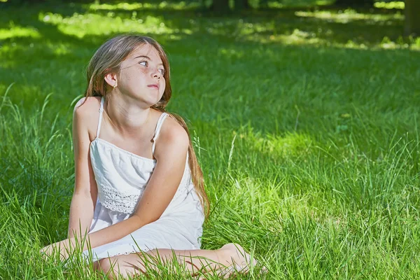 One Young girl — Stock Photo, Image