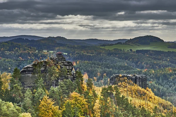 Veduta del paesaggio autunnale — Foto Stock