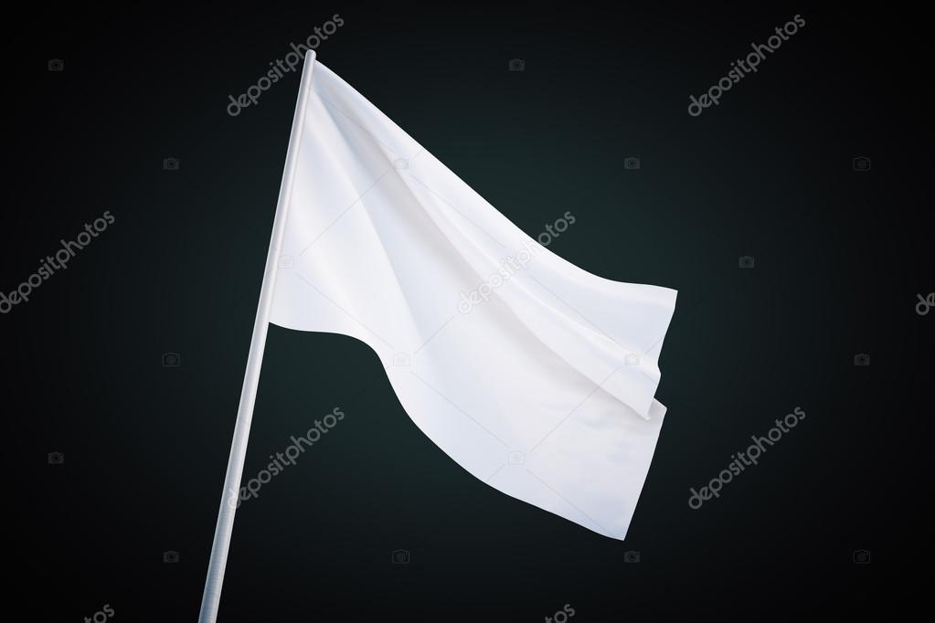 Waving white flag