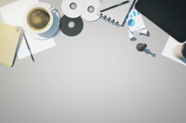 Gri masaüstü TOPVIEW