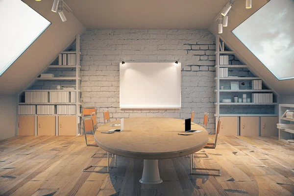 木製の会議室 — ストック写真