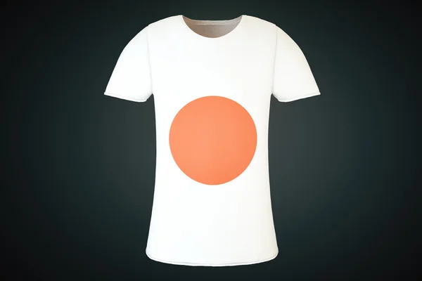 T-Shirt japanische Flagge vorne — Stockfoto