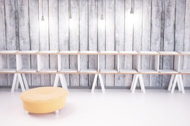 Boş ayakkabı raf mağaza