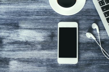 Boş smartphone üst