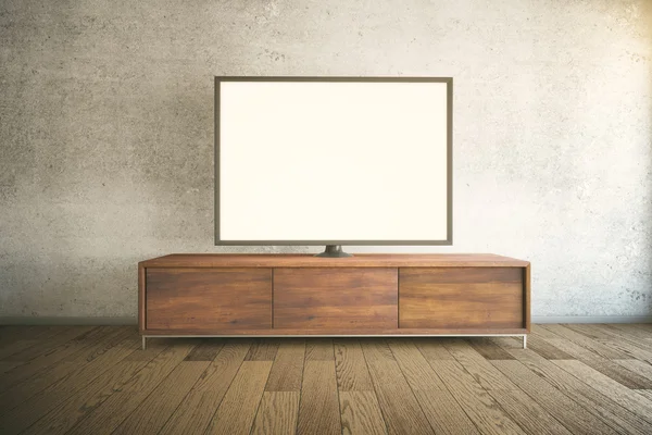 Mueble TV oscuro —  Fotos de Stock