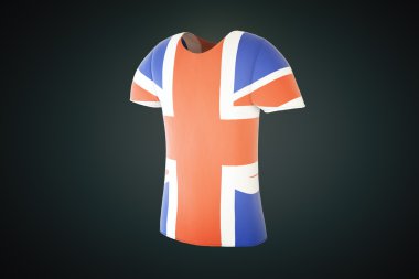 tshirt İngiliz bayrağı yan