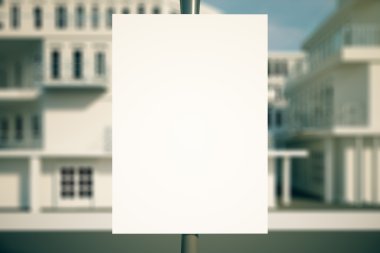 Boş poster portre