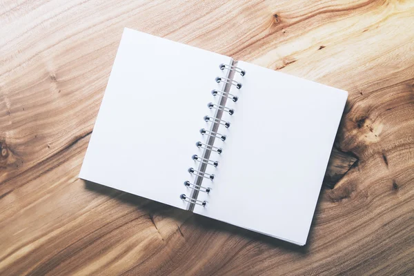 Blank white notepad top — Stock Photo, Image