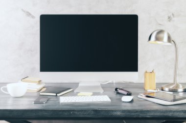 siyah bilgisayar ekranı