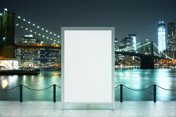 Ponte di osservazione banner notte — Foto Stock