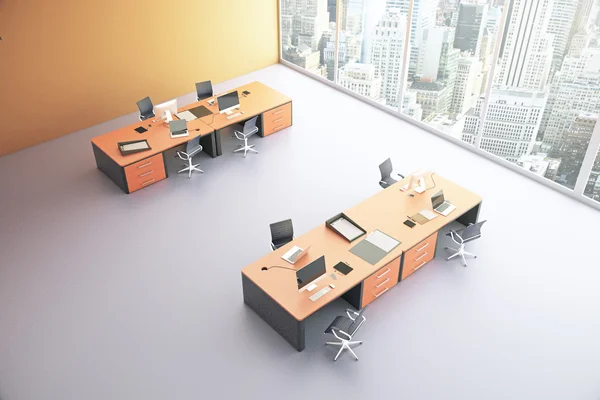 Orange office top — Stockfoto