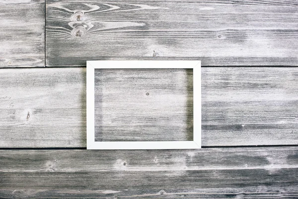 White see-through picture frame — Stock Photo, Image