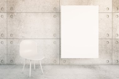 İç sandalye ve poster