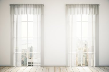 Oda iç içinde pencere eşiği