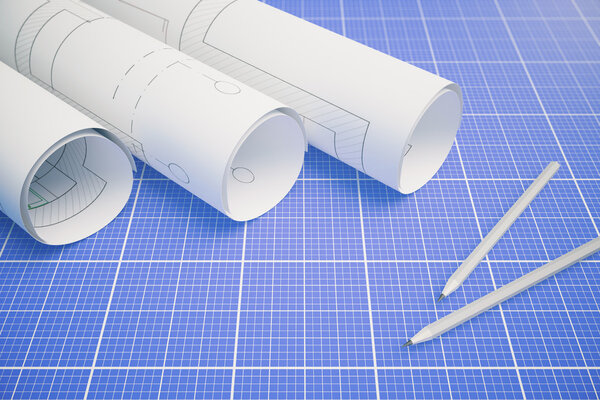 Архитектурный план по чертежу
