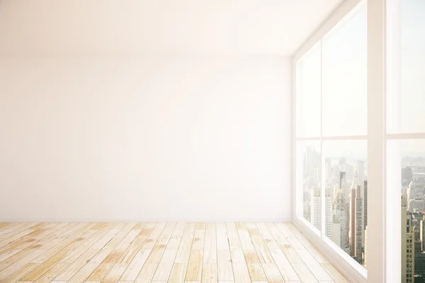 Interior com parede em branco — Fotografia de Stock