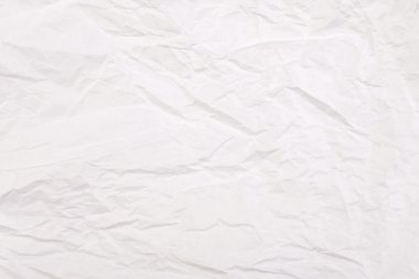 Kağıt arka plan beyaz buruşuk. Yukarı alay