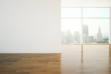 Boş duvar ile iç tasarım