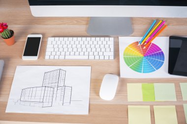 Yaratıcı tasarımcı masaüstü 