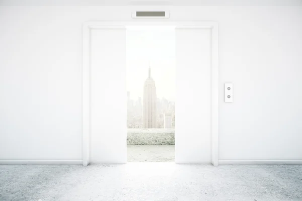 Лифт NY view — стоковое фото