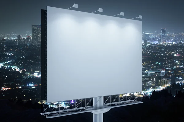 Blank commercial billboard side — Stock Photo, Image