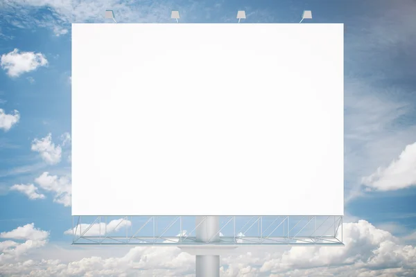 Billboard on sky background — Stock Photo, Image