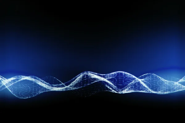 Синій цифрової хвилею — стокове фото