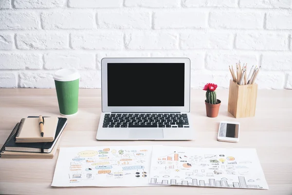 Hipster masaüstü portre