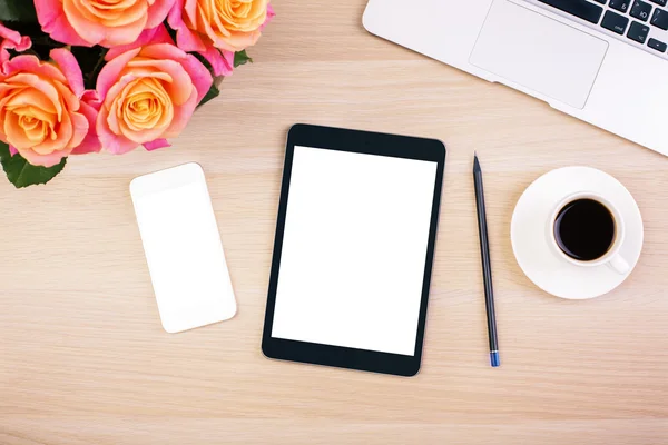 Tasarımcı masaüstünde teknoloji