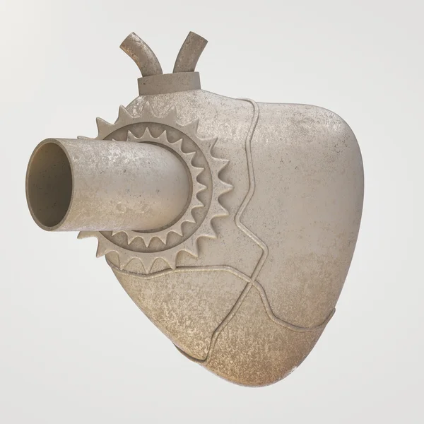 Eski demir kalp açık renkli