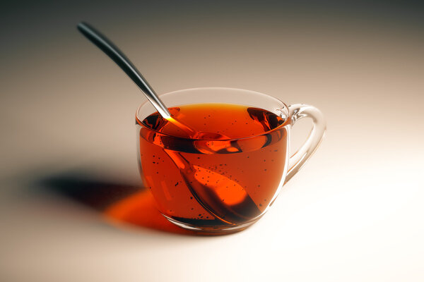 Tea cup with spoon