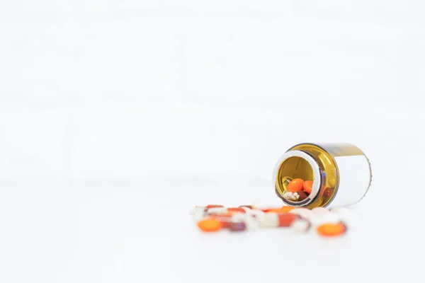 Prescription bottle with pills — Stock Photo, Image