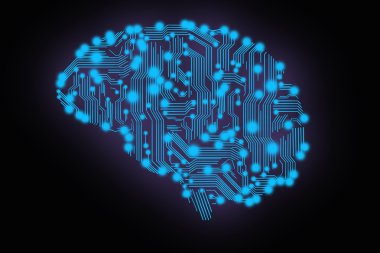 Devre kartı şeklinde beyin