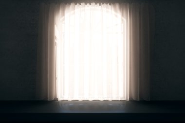 perdeli pencere